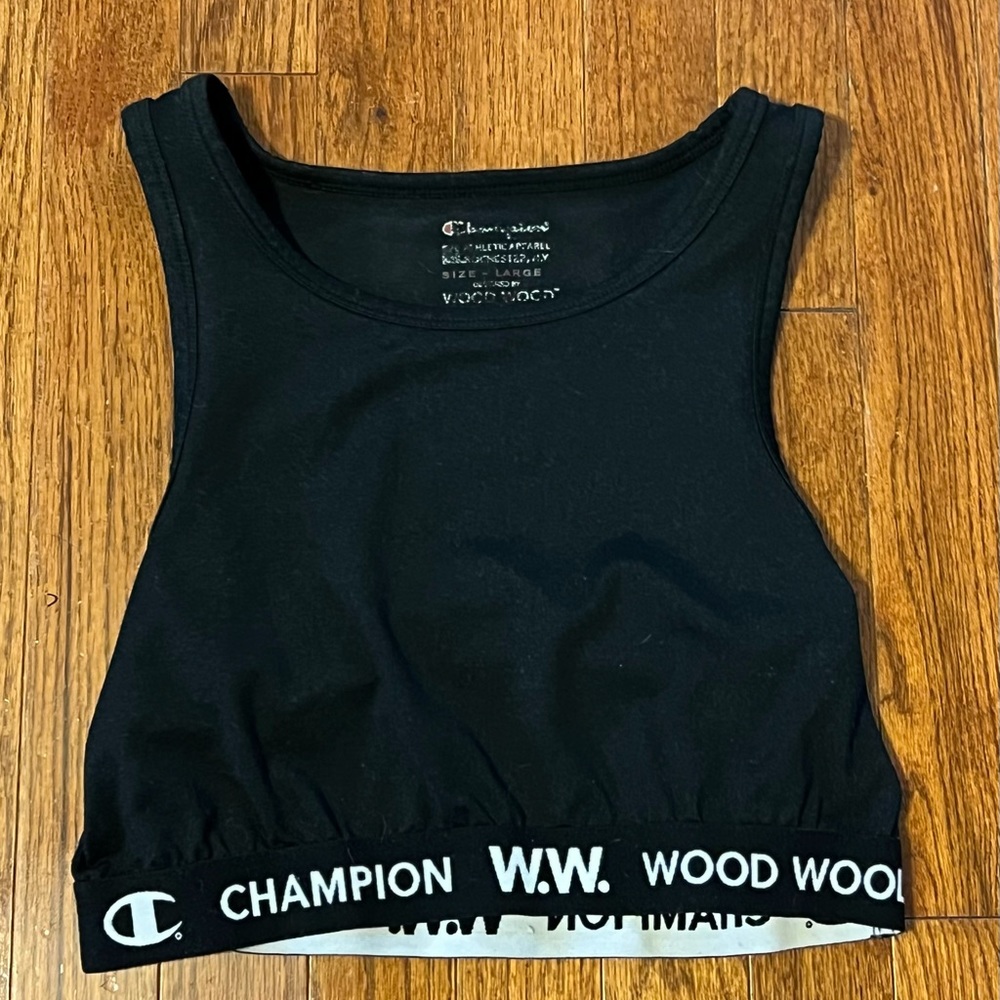 CHAMPION x Urban Outfitters Crop Top with back cut out
